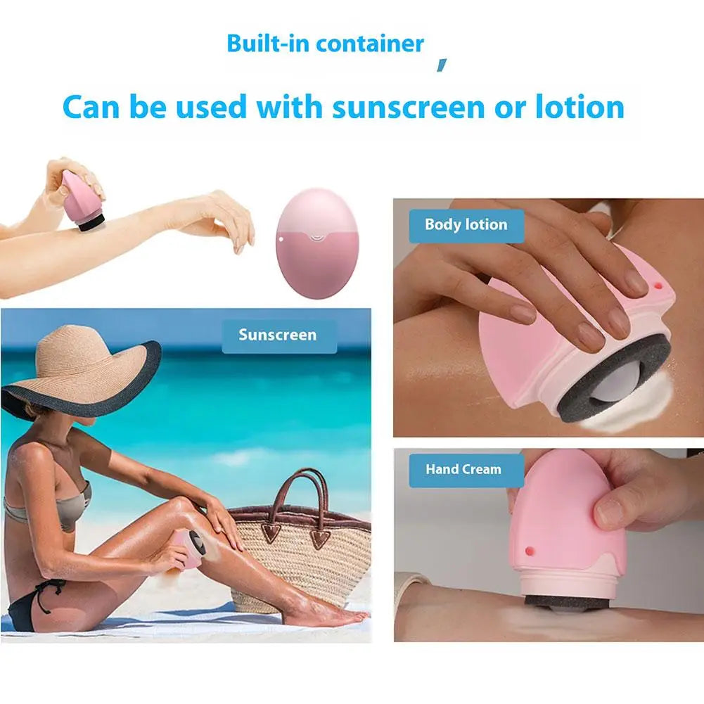 Portable Sunscreen Applicator Roller