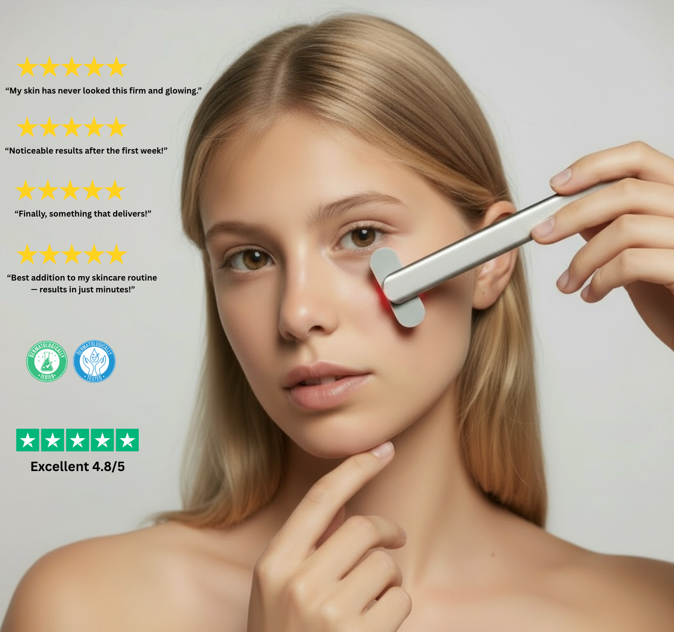 4-in-1 Red Light Therapy Wand I Renew & Anti-Aging