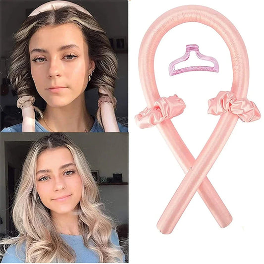 Silk Heatless Curling Rod Headband – No Heat, Soft Curls for Effortless Styling